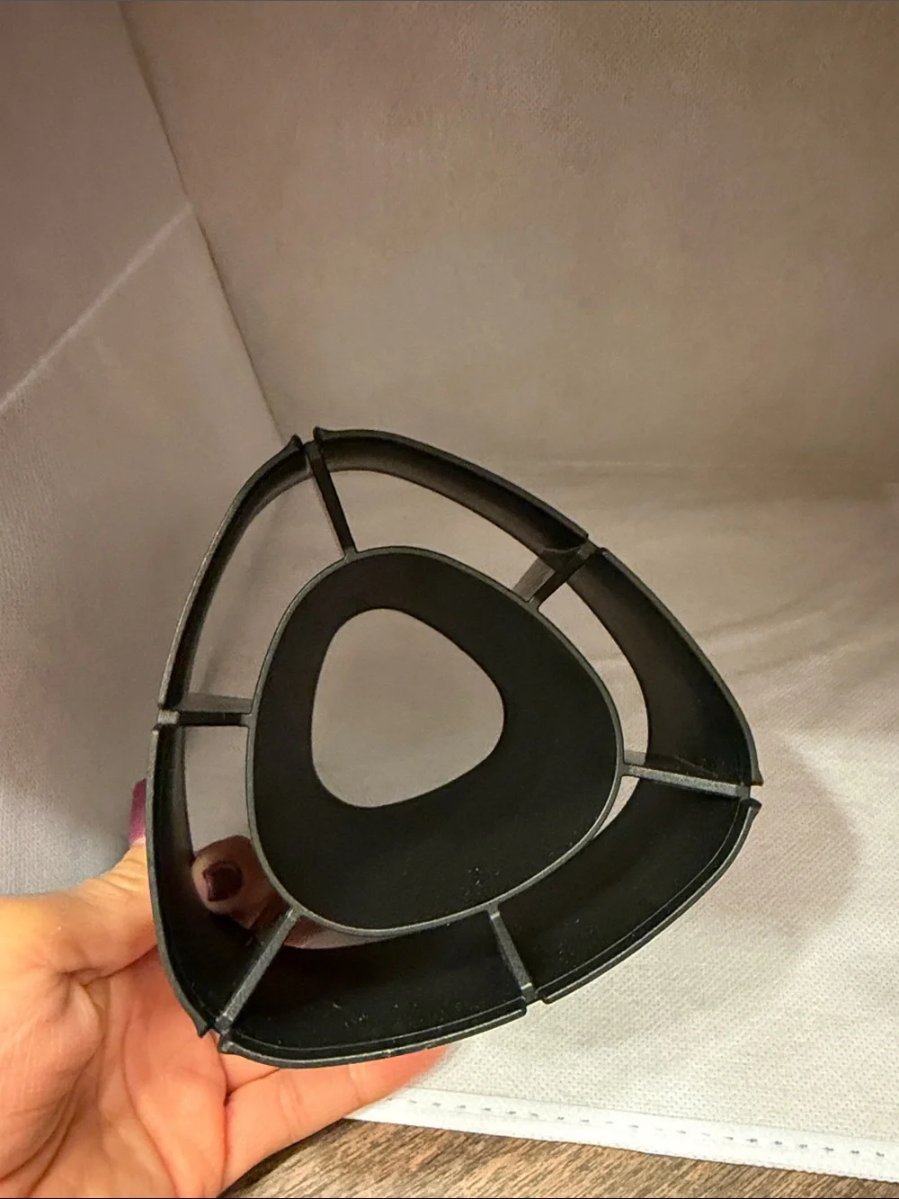 Tupperware Black Utensil Organizer with Lime Green Base